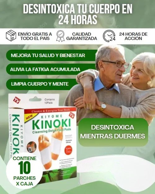 Packs de 10 Kinoki Detox Supreme ¿Te gustaría despertar sintiéndote revitalizado y lleno de energía?