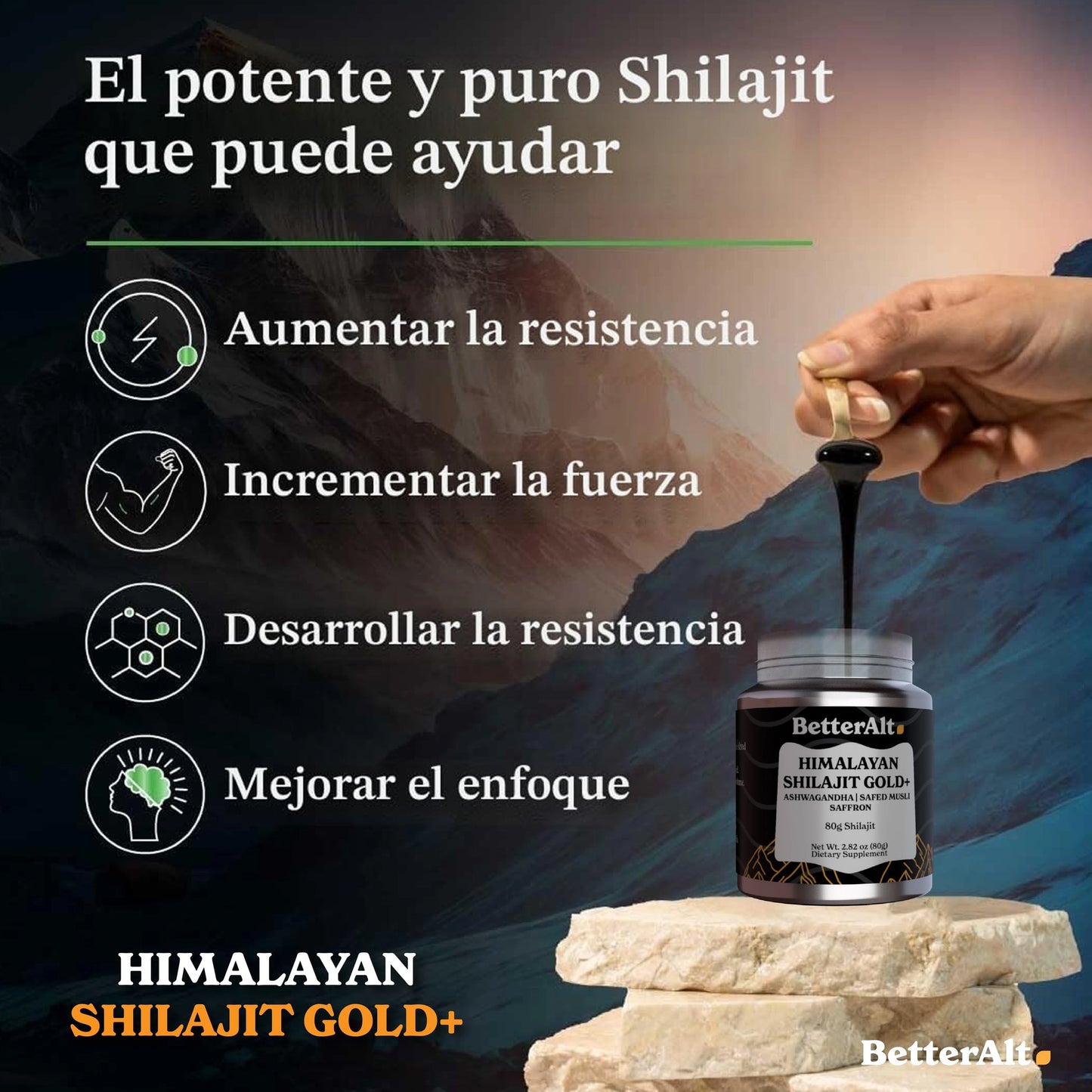 Energía Pura Shilajit Gold